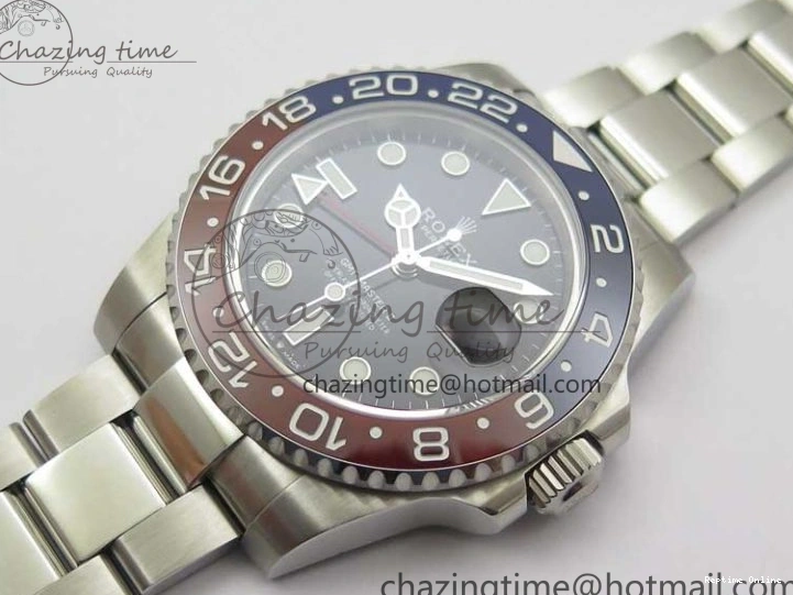 0407 Stylish GMT-Master II 126710 BLRO 904L BP Maker 1:1 Best Edition Black Dial On 904L Oyster Bracelet A3285 (Correct Hand Stack) 2521